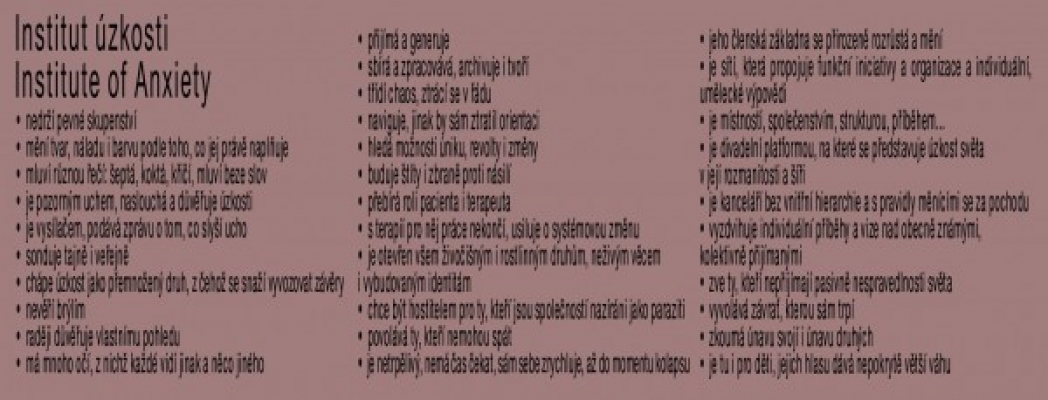 Obrázek pro Institut úzkosti