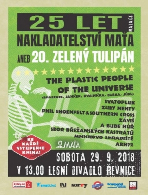 Obrázek pro V sobotu do Řevnic- 25 let nakladatelství Maťa aneb 20. Zelený tulipán