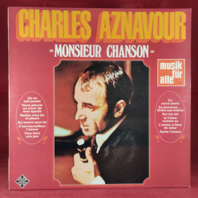 Obrázek pro Aznavour Charles- Monsieur Chanson