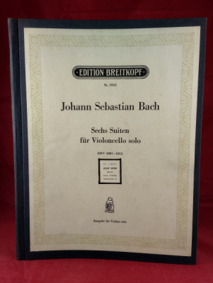 Obrázek pro Bach Johan Sebastian - Sechs Suiten fur Violoncello solo