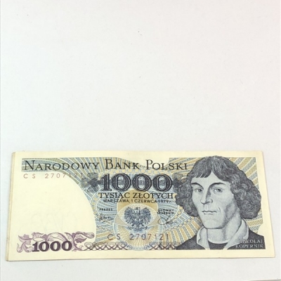 Obrázek pro bankovka - 1000 zlotych