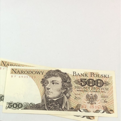 Obrázek pro bankovka - 500 zlotych