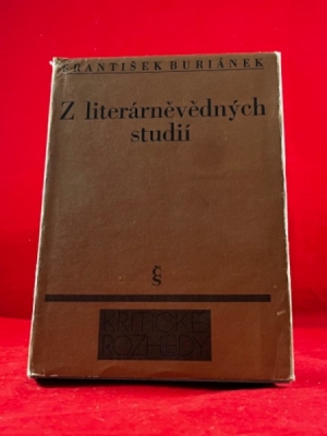 Obrázek pro Buriánek františek - Z literárněvědných studií
