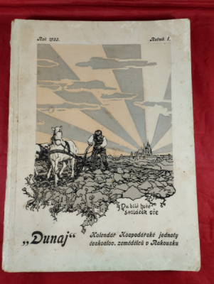 Obrázek pro Dunaj - Kalendář Hospodářské jednoty českoslov. zemědělců v Rakousku