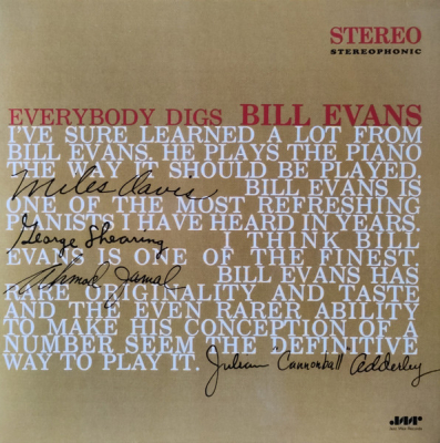 Obrázek pro Evans Bill - Everybody Digs Bill Evans (LP)