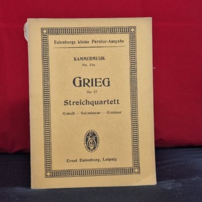 Obrázek pro Grieg - Smyčcový kvartet G moll