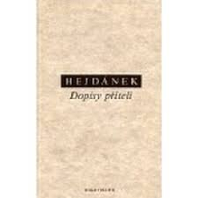 Obrázek pro Hejdánek Ladislav - Dopisy příteli