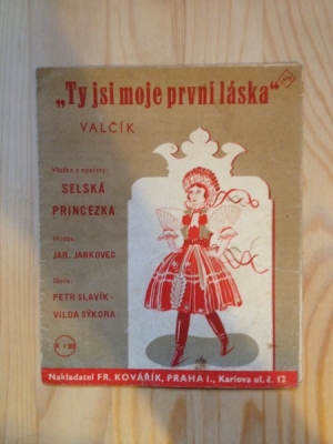 Obrázek pro Jankovec Jar., Slavík P., Sýkora V. - Ty jsi moje první láska. Valčík