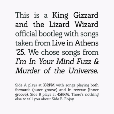 Obrázek pro King Gizzard and The Lizard Wizard - Songs from Im In Your Mind Fuzz & Murder of the Universe - Live