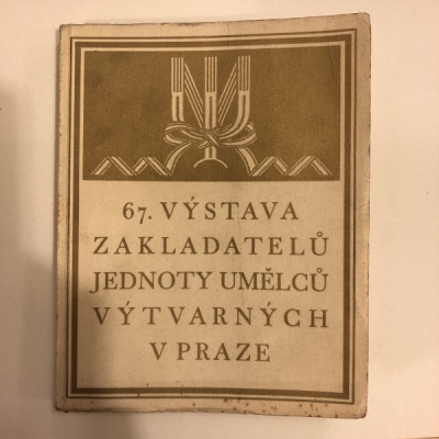 Obrázek pro kol. - 67. výstava zakladatelů Jednoty umělců výtvarných v Praze