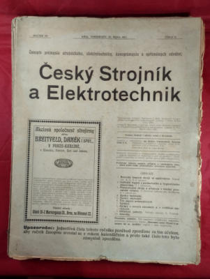 Obrázek pro Konvolut časopisů Český Strojník a Elektrotechnik