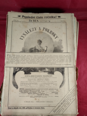 Obrázek pro Konvolut časopisu Vynálezy a Pokroky