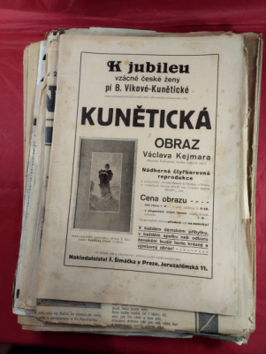 Obrázek pro konvolut novin a časopisů z 30. let 20. stol.