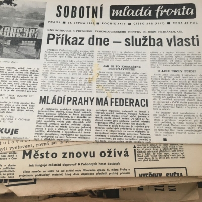 Obrázek pro Konvolut novin - z let 1937–1969