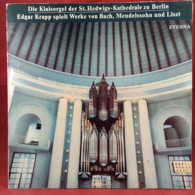 Obrázek pro Krapp Edgar, Bych, Mendelssohn, Liszt - Klaisorgel der St-Hedwigs-Kathedrale zu Berlin