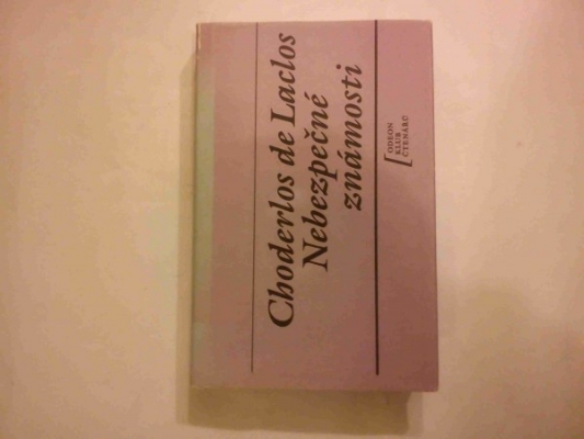 Obrázek pro Laclos Choderlos de - Nebezpečné známosti