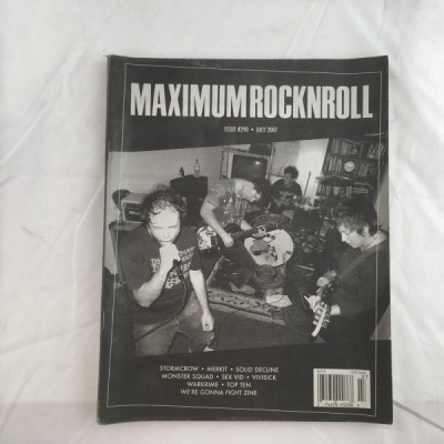 Obrázek pro MAXIMUMROCKNROLL - issue #290 july 2007
