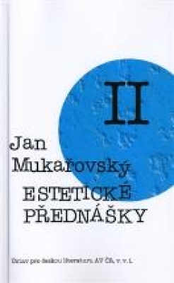 Obrázek pro Mukařovský Jan - Estetické přednášky II.
