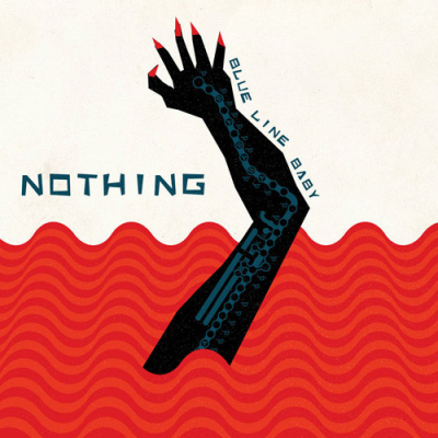 Obrázek pro Nothing - Blue Line Baby (white, red) LP
