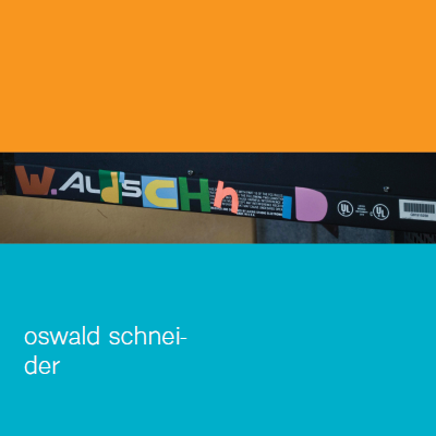 Obrázek pro Oswald Schneider - Wald Schneid