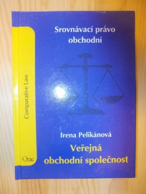 Obrázek pro Pelikánová Irena - Srovnávací právo. Veřejná obchodní společnost