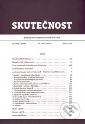 Obrázek pro Prečan Vilém - Skutečnost. Hluboká stopa
