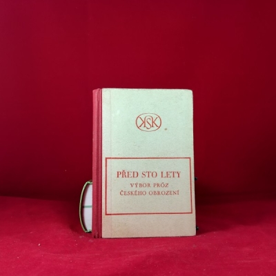 Obrázek pro Před sto lety; výběr próz českého obrození