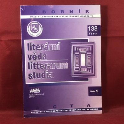 Obrázek pro Sborník - Literární věda