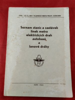 Obrázek pro Seznam stanic a zastávek linek metra, elektrických drah, autobusů a lanové dráhy