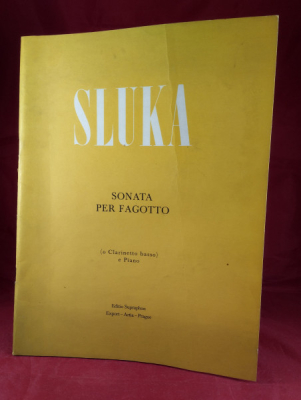 Obrázek pro Sluka Luboš - Sonáta pro fagot (nebo basklarinet) a klavír