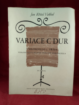 Obrázek pro Vaňhal Jan Křtitel - Variace C dur