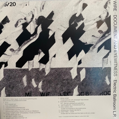 Obrázek pro Wire - Document And Eyewitness (2LP)