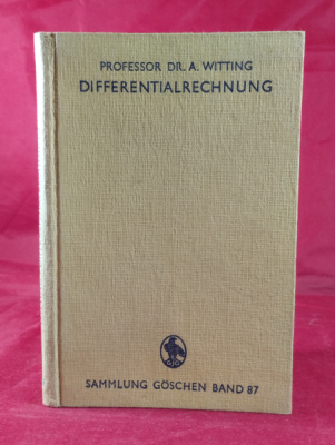 Obrázek pro Witting A. - Differentialrechnung